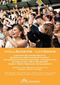 Rentrée des ados - Collégiens et Lycéens